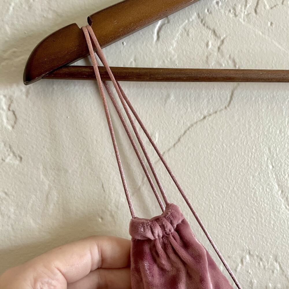 Express One Eleven Size XS Tank - Pink Velour Tiered Crop Spaghetti Straps - Picture 7 of 10